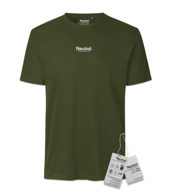 neutral branded shirt militairy